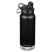 Klean Kanteen TKWide Termos med drikketut 946 ml, Svart