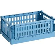 HAY Color Crate oppbevaringsboks, liten, sky blue