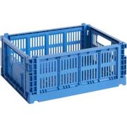 HAY Color Crate oppbevaringsboks medium, electric blue