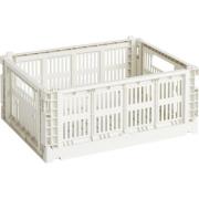 HAY Colour Crate oppbevaringsboks medium, off white