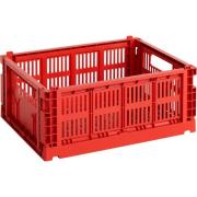 HAY Colour Crate oppbevaringsboks medium, red