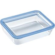 Pyrex Pure Glass ildfast form med glasslokk, rektangulær, 0,8 liter