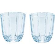 Holmegaard Lily vannglass 32 cl 2 stk, blue iris