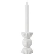 Lyngby Porcelæn Tura telys lysestake 14 cm, hvit