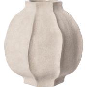 Ernst Vase steintøy 18 cm, naturhvit