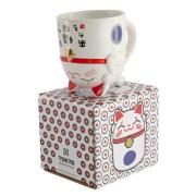 Tokyo Design Studio Kawaii Lucky Cat krus, 35 cl, blue