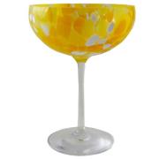 Magnor Swirl champagneglass 22 cl, gul