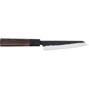 Suncraft Shinmatsu bunka kokkekniv 13.5 cm, kurouchi finish