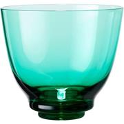 Holmegaard Flow vannglass 35 cl, emerald green