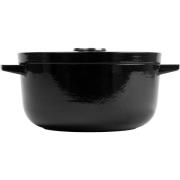 KitchenAid Støpejernsgryte 22 cm/3,3 liter, onyx black