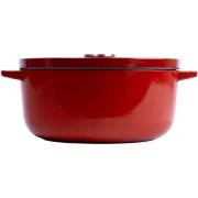 KitchenAid Støpejernsgryte 26 cm/5,2 liter, empire red