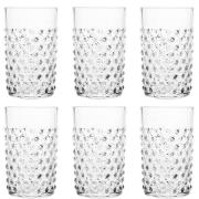 Klimchi - Hobnail glass 20 cl 6 stk crystal