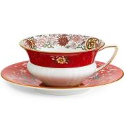 Wedgwood - Wonderlust tekopp & asjett crimson orient