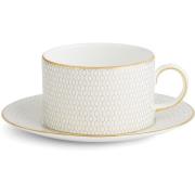 Wedgwood - Gio Gold tekopp & asjett sett 2 deler