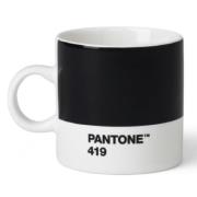 Copenhagen Design - PANTONE espressokopp med hank 12 cl svart