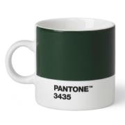 Copenhagen Design - PANTONE espressokopp med hank 12 cl mørk grønn