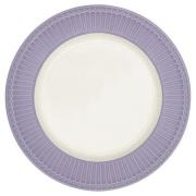 GreenGate - Everyday Alice tallerken 26,5 cm lavender