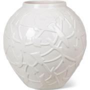 Kähler - Relief vase 20 hvit