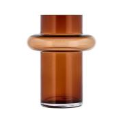 Lyngby Glas - Tube vase 20 cm amber glass