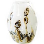 Magnor - After Rain vase 28 cm hvit m/dekor