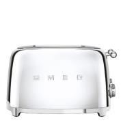 SMEG - Brødrister TSF03 4 skiver kvadratisk krom