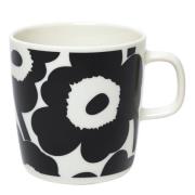 Marimekko - Oiva Unikko krus 40 cl svart/hvit