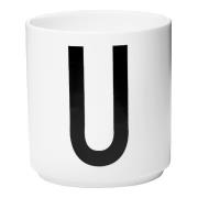 Design Letters - Personal krus U 250 ml hvit