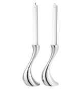 Georg Jensen - Cobra Lysestake 2 stk blank