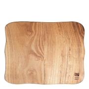 Aida - RAW Teak skjærefjøl i tre 40x30x2 cm