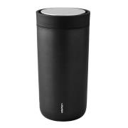 Stelton - To Go Click termokopp 0,4L stål svart