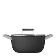 SMEG - Gryte 24 cm 4,8L svart