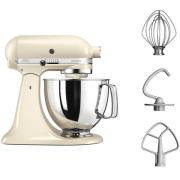 KitchenAid - Artisan kjøkkenmaskin 5KSM125EAC 4,8L almond cream