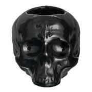 Kosta Boda - Still Life skull lyslykt 8,5 cm svart