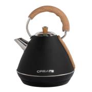 Create - Kettle retro 137577 vannkoker 1,7L svart