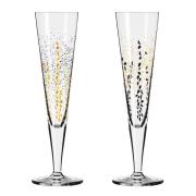 Ritzenhoff - Goldnacht champagneglass 2 stk Romi