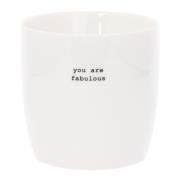 Sögne Home - Krus you are fabulous 30 cl hvit