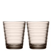 iittala - Aino Aalto glass 22 cl 2 stk lin