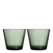 iittala - Tundra glass 29 cl 2 stk furugrønn