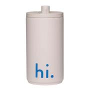 Design Letters - Travel termokopp hi. 35 cl pastel beige