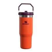 Stanley - Iceflow flip straw tumbler termoflaske 0,89L oransje/lilla