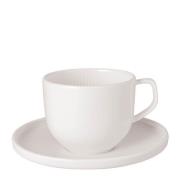 Villeroy & Boch - Afina kaffekopp med skål 15 cl hvit