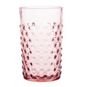 Klimchi - Hobnail glass 20 cl rosaline