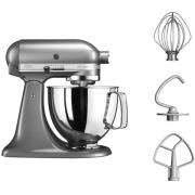 KitchenAid - Artisan kjøkkenmaskin 5KSM125ECU 4,8L contour silver