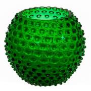 Klimchi - Hobnail vase 25 cm dark green