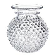 Klimchi - Hobnail vase med kant 18 cm crystal