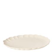 Stiernholm - Lotus serveringsfat 41x30,5 cm krem