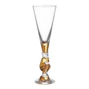 Orrefors - The Sparkling Devil champagneglass 19 cl gull