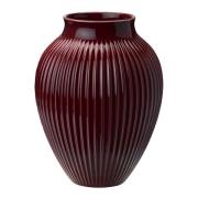 Knabstrup Keramik - Ripple vase 27 cm berry