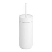 Fellow - Carter Cold tumbler med sugerør 590 ml hvit