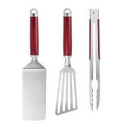 KitchenAid - Core innendørs grillsett 3 deler empire red